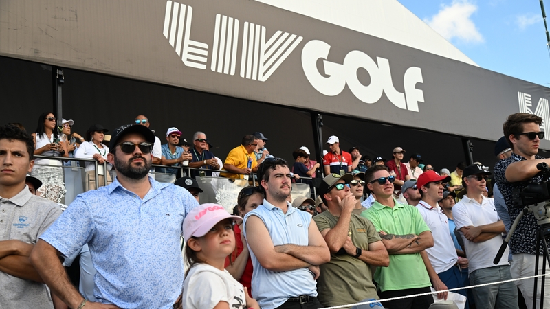 LIV Golf series that is bankrolled by Saudi Arabia's Public Investment Fund
