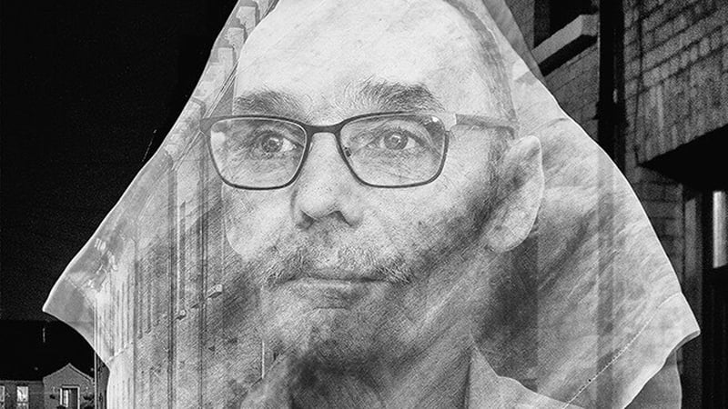 A detail from Deirdre Brennan's portrait of Liam Wray, whose 22-year-old brother James was killed on Bloody Sunday.