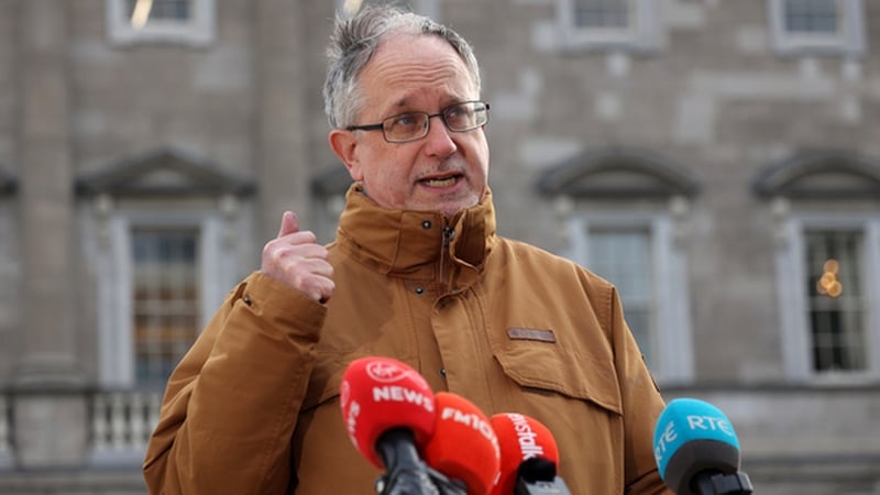 Mick Barry said the Taoiseach should not visit the White House on St Patrick's Day (file photo)