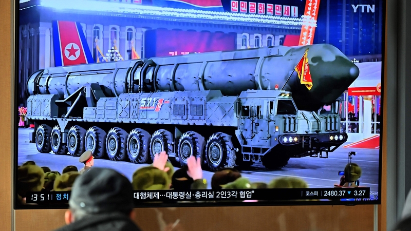 South Korea's defence ministry said hours after the launch it had staged joint air drills with the United States featuring at least one US B-1B long-range bomber (File image)