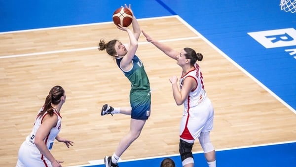 Edel Thornton scored 16 points in Ireland's loss to the Czech Republic