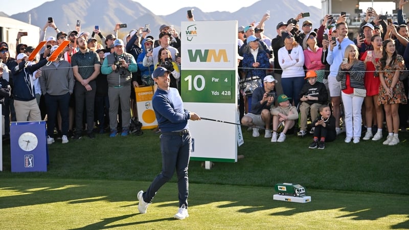 Rory McIlroy is seven adrift after the opening round at the Phoenix Open