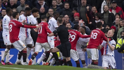 Casemiro was sent off after the Old Trafford flashpoint