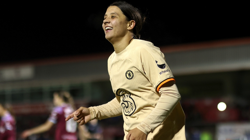 Sam Kerr was on fire for Chelsea