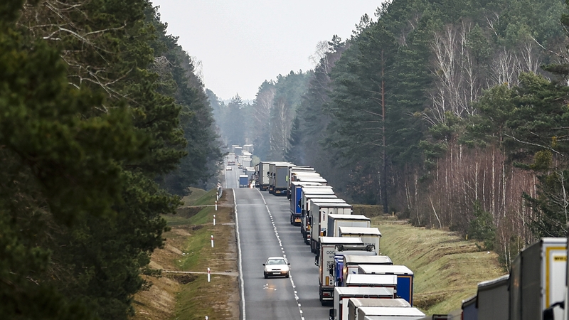 A file image of the Bobrowniki border crossing