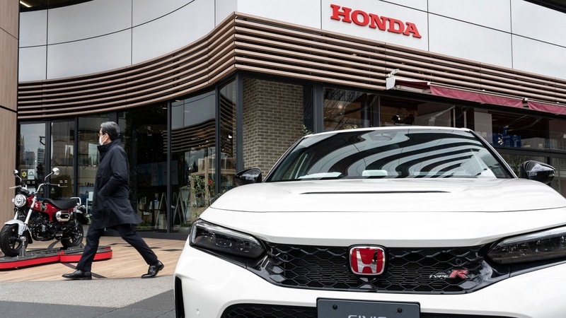 Honda's global car sales were down 8.7% for the first nine months of the fiscal year compared with the same time a year earlier