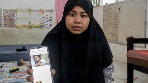 Kartika Puspitasari endured the abuse for two years