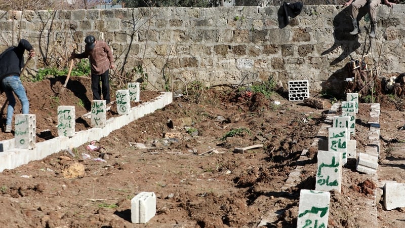 Jableh buries its dead after Monday's earthquake