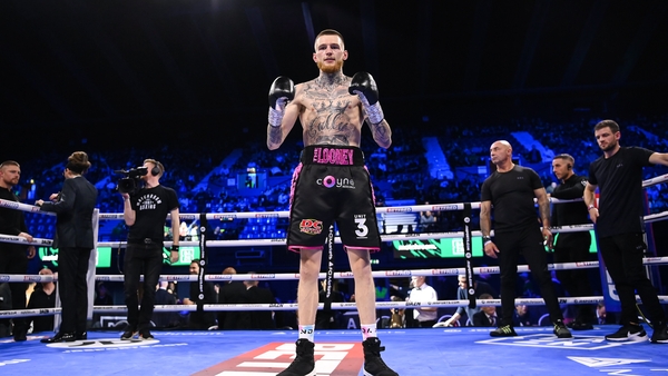 Gary Cully celebrates after winning his lightweight bout against Jaouad Belmehdi at the OVO Arena Wembley in October 2022
