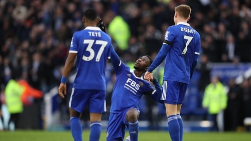 Kelechi Iheanacho netted Leicester's second