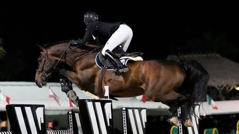 Darragh Kenny and Volnay Du Boisdeville in action. Photo: Darragh Kenny social media