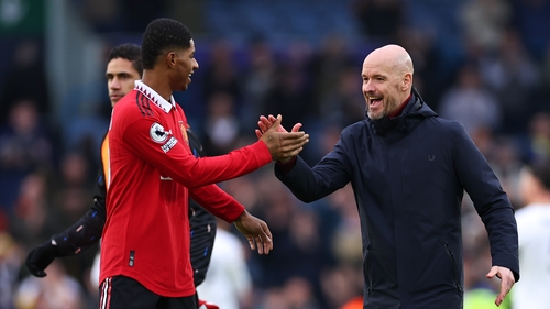 Ten Hag is delighted with his striker