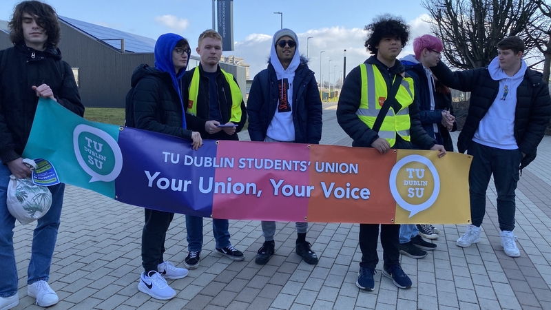 An anti-racism rally was held on campus this lunchtime