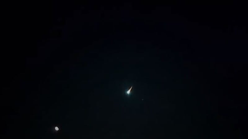 Videos and images of the asteroid were captured in southern England and northern France. Pic: EVN/Kade Flowers