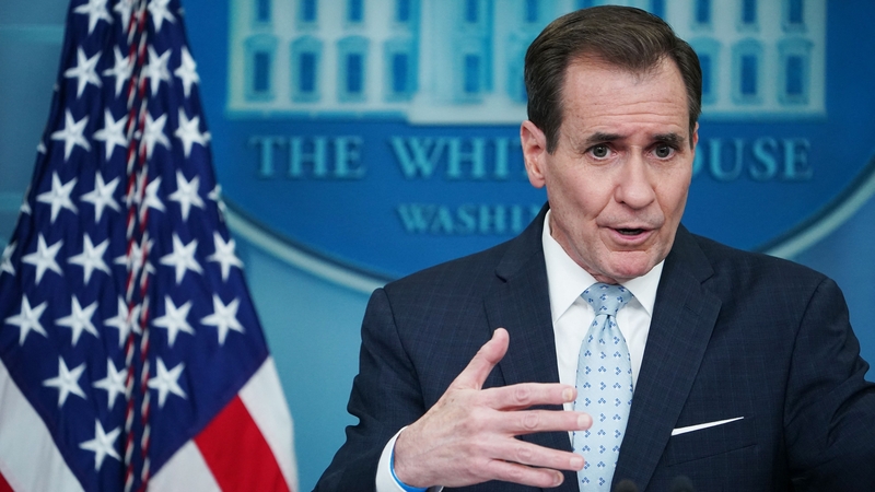 Mr Kirby said Russia has been using Iranian UAVs in recent weeks to strike Kyiv