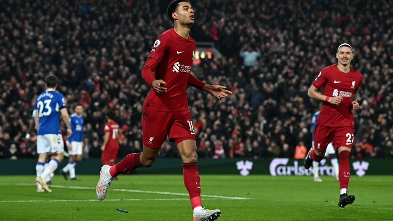 Cody Gakpo scored his first goal for Liverpool