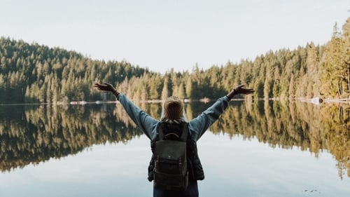 'Our inspiration for happiness may come from our creative pastimes, engaging with nature or quite simply listening to our favourite music'. Photo: Priscilla Du Preez/Unsplash