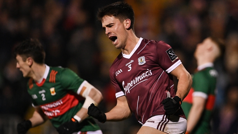 Seán Kelly celebrates after finding the net in the recent league game against Mayo