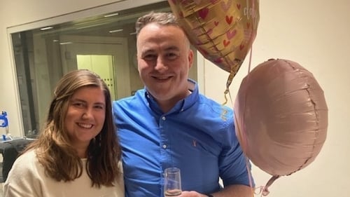 Bríd Hannon and Jimmy Dillane.