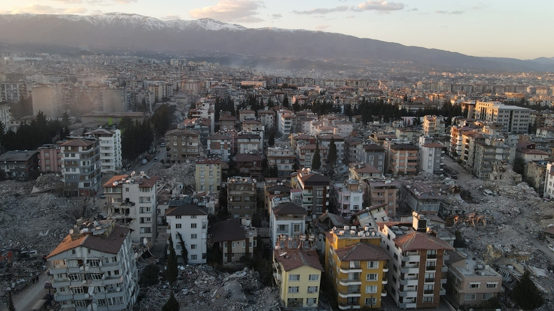 The aftermath of the earthquake in Antakya, a historical district in central Hatay