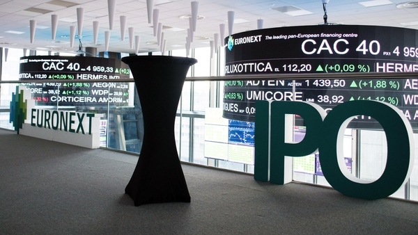 France's CAC 40 index topped 8,000 points for the first time today