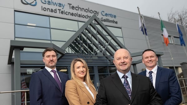 Dr Matthew Hedges, Alison Joyce, Phil Codd and John Brady, from Expleo Ireland