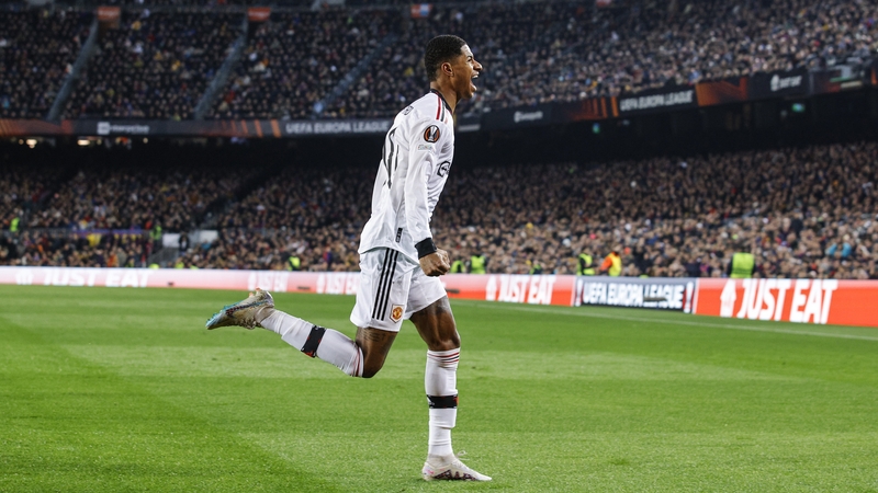 Marcus Rashford's goal brought United back into the game