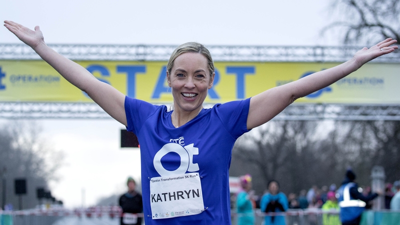 Kathryn Thomas at the Operation Transformation 5K
