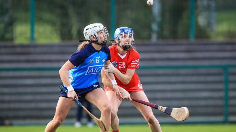 Dublin's Aisling Maher with Aisling Egan of Cork. Picture: INPHO/Evan Treacy