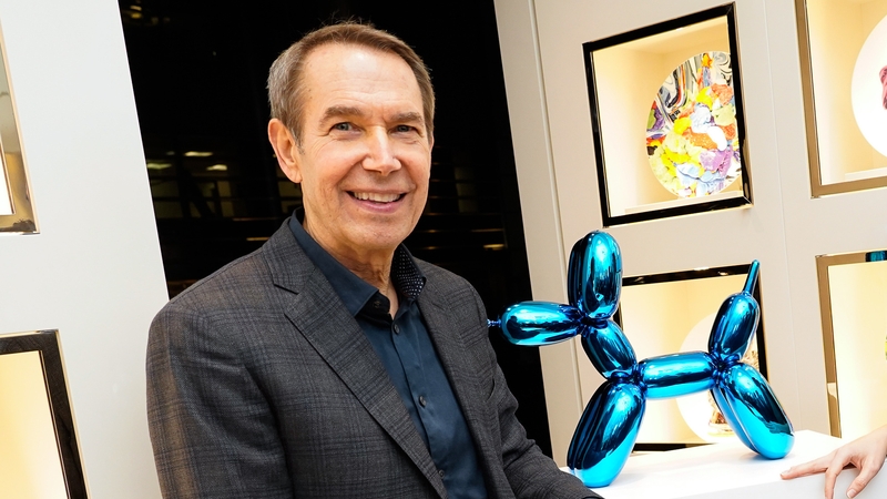 Jeff Koons created many works in the 'ballon dog' series