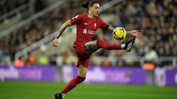Darwin Nunez scored against Newcastle before going off injured