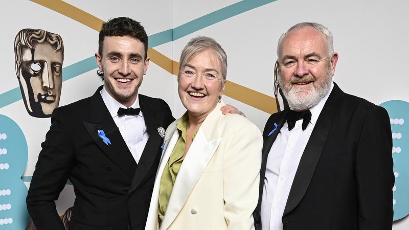 Paul Mescal with his parents Dearbhla and Paul