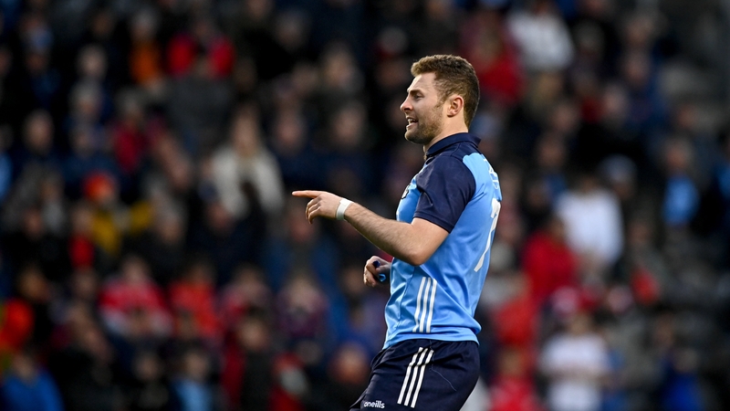 Jack McCaffrey scored a point after his return to action for Dublin