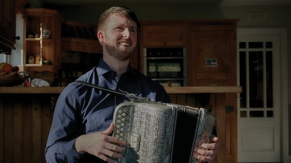 Accordion player Diarmuid Ó Meachair (Pic: Maurice Gunning)