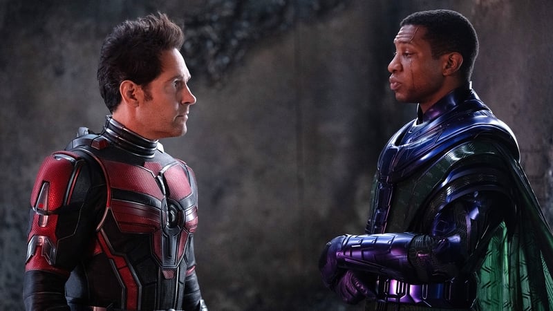 Quantumania: Ant-Man (Paul Rudd) and Kang The Conqueror (Jonathan Majors)