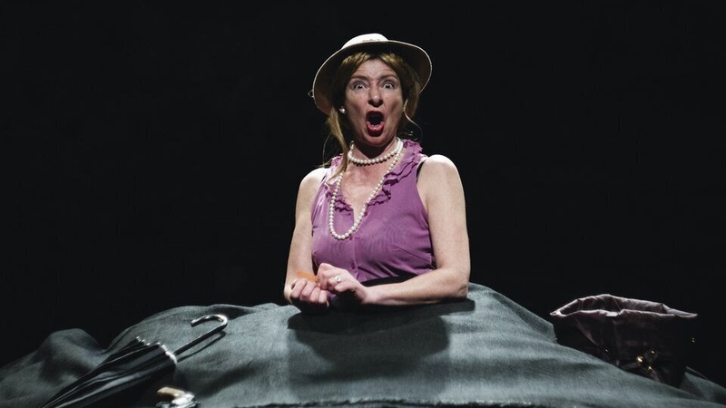 Sandra O Malley as Winnie in Blue Raincoat Theatre Company's production