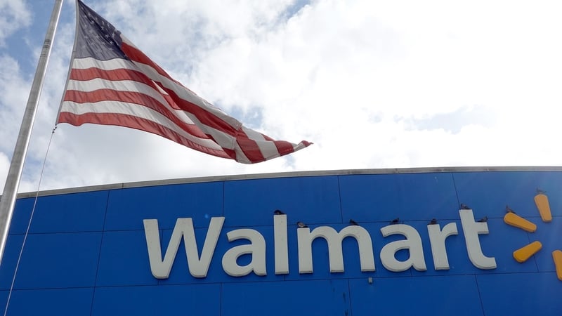 Walmart shares had risen about 72% in 2024
