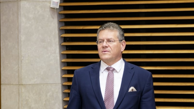 Maroš Šefčovič said the work towards a deal is delicate