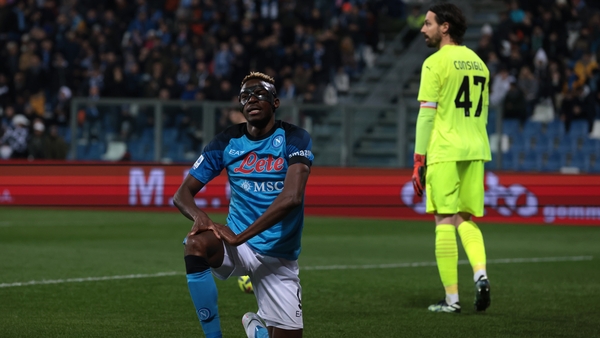 Victor Osimhen opened the scoring on 40 minutes