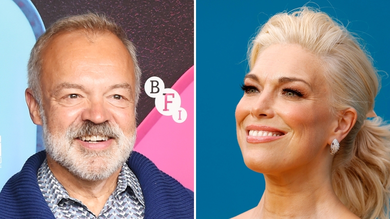 Graham Norton and Hannah Waddingham