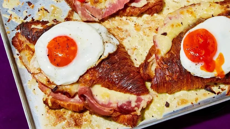 Impress your friends with this decadent brunch dish.