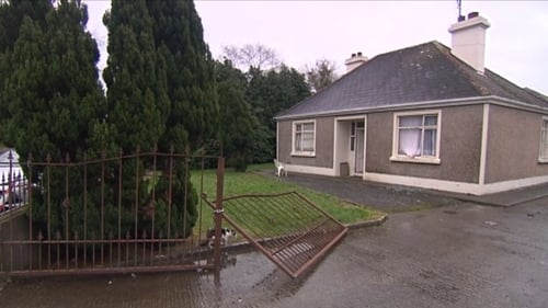 The repossessed house in Falsk outside Strokestown, Co Roscommon