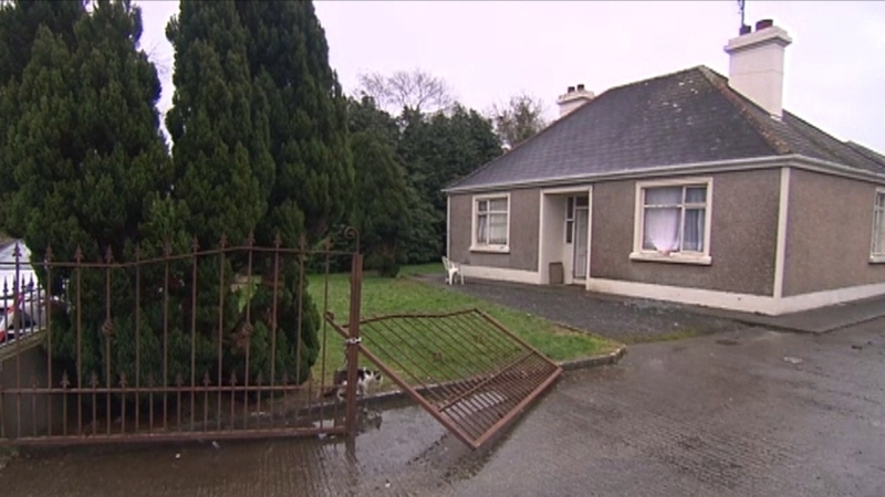 The repossessed house in Falsk outside Strokestown, Co Roscommon