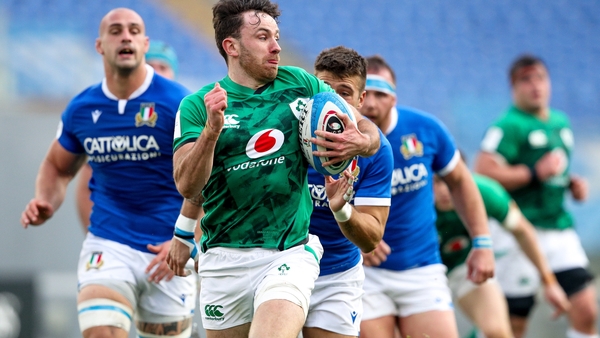 Ireland beat Italy 48-10 two years ago in an empty Stadio Olimpico