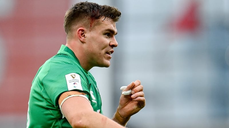 Garry Ringrose will win his 50th Ireland cap in Rome