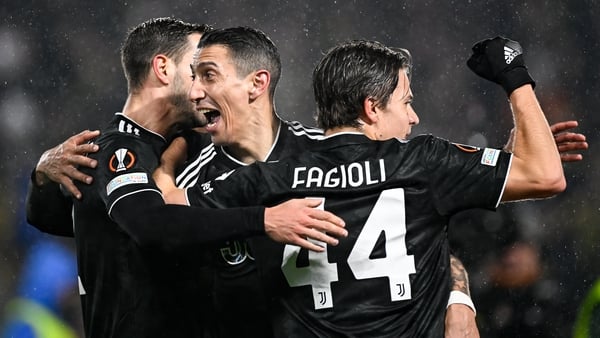 Angel di Maria celebrates scoring his team's second goal