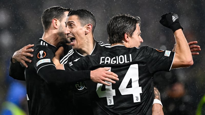 Angel di Maria celebrates scoring his team's second goal