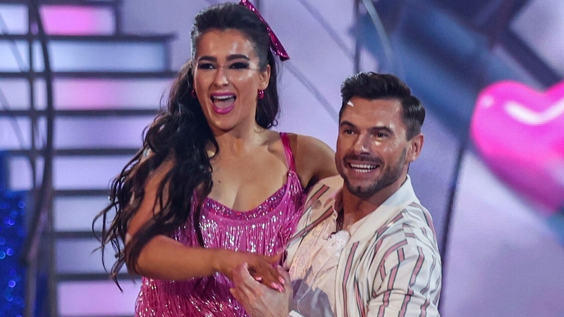 Eyes on the prize - Brooke Scullion and her professional dance partner Robert Rowiński