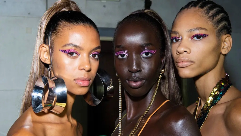 These are the hottest backstage hair and make-up looks of the season, says Katie Wright.