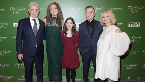 (L-R) Andrew Bennett, Carrie Crowley, Catherine Clinch, Colm Bairéad, Cleona Ní Chrualaoí